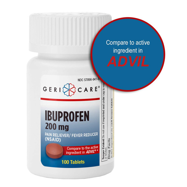 Geri Care IBUPROFEN Pain Relief Tablets (100 Count)