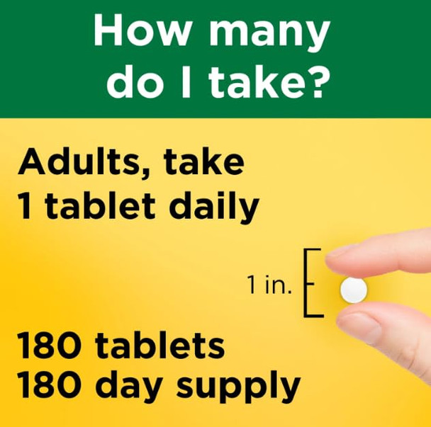 Nature Made Iron 65 mg(325 mg Ferrous Sulfate) ablets Dietary Supplement for Red Blood Cell Support 180 Tablets (Pack of 1)?