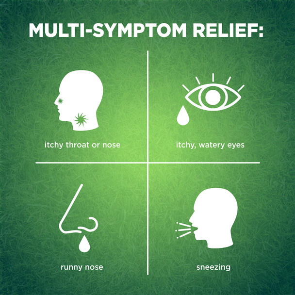 GoodSense Allergy Relief - Cetirizine Hydrochloride 10 mg Tablets - 24-Hour Antihistamine for Indoor & Outdoor Allergies, 30 Count