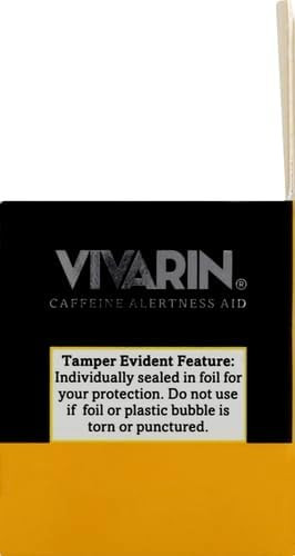 Vivarin Caffeine Alertness Aid, 200mg Tablets, 40 Count, Functional Caffeine for Mental Alertness, Same Caffeine as a Cup of Coffee - Triple Pack