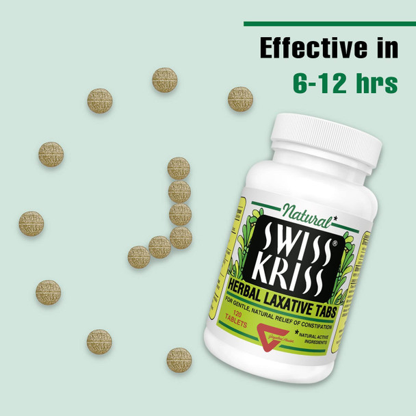 Swiss Kriss Herbal Laxative Tablets 120 ea