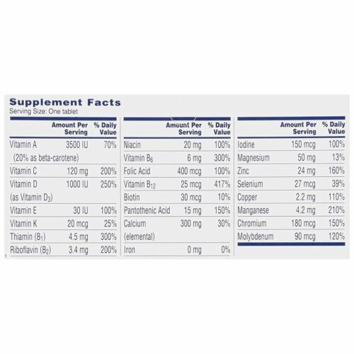 One A Day Women's 50+ Multivitamin & Multimineral Supplement Tablets 65 Count