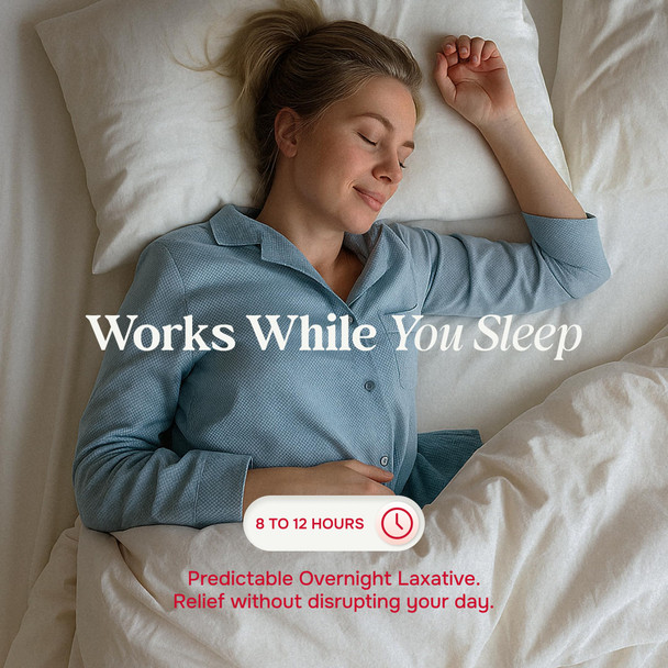 Prunelax Ciruelax Regular Strength Laxative Mini Tablets - Overnight Relief for Occasional Constipation, Senna Extract, Vegan & Gluten-Free, Gentle Relief - 60ct