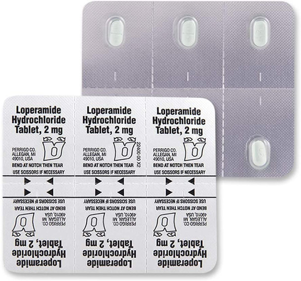 GoodSense Loperamide Hydrochloride Tablets, 2 mg, Anti-Diarrheal, 12 Count