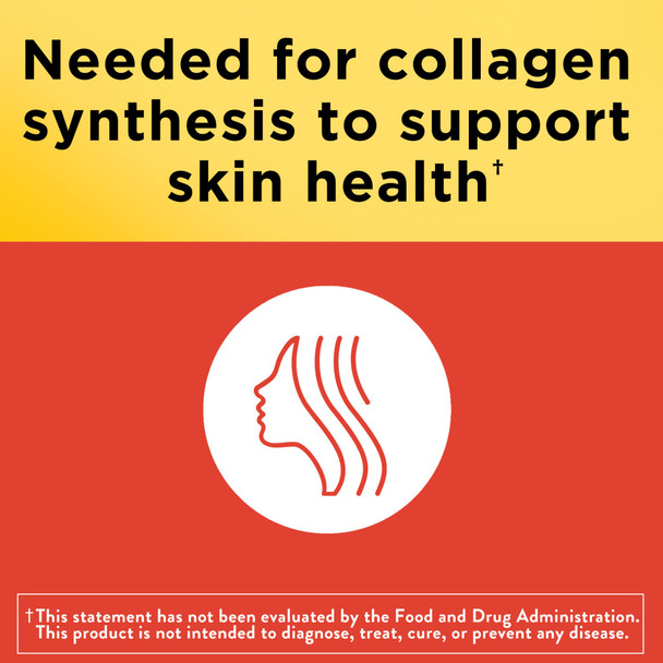 Nature Made Chewable Vitamin C 500 mg, Dietary Vitamin C Supplement for Immune Support, 150 Tablets, 150 Day Supply