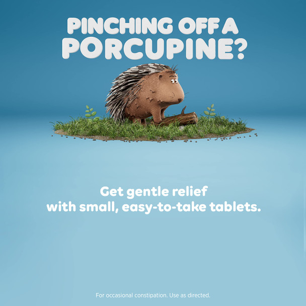 Colace 2-IN-1 Stool Softener & Stimulant Laxative Tablets, 60 Count, Gentle Constipation Relief in 6-12 Hours