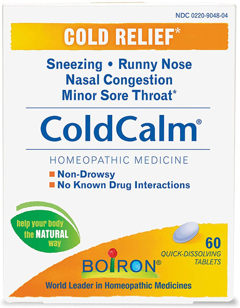 Boiron Coldcalm Cold Relief Quick Dissolving Tablets-60 ct