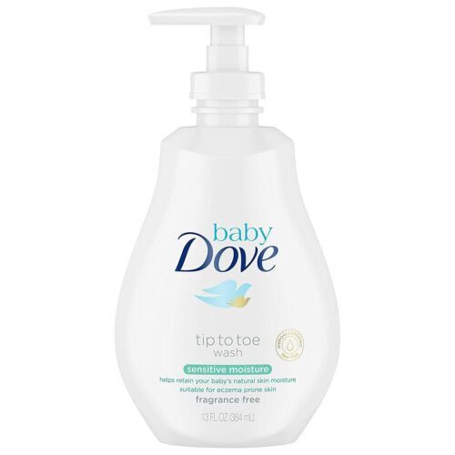 Dove Baby Tip To Toe Wash Sensitive Moisture Hypoallergenic Formula 13 Ounces