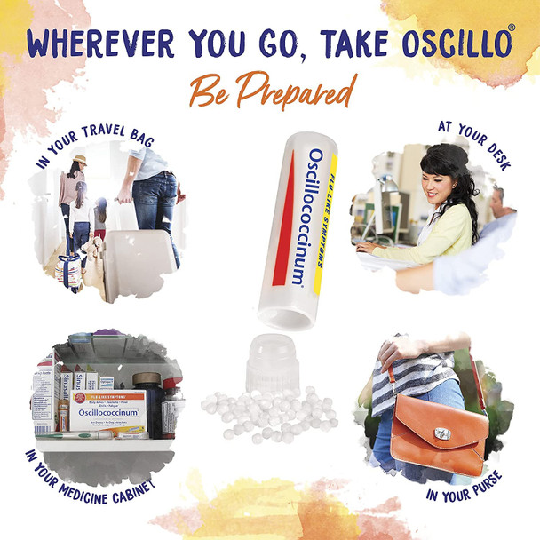 Boiron Oscillococcinum for Relief from Flu-Like Symptoms of Body Aches, Headache, Fever, Chills, and Fatigue - 6 Doses