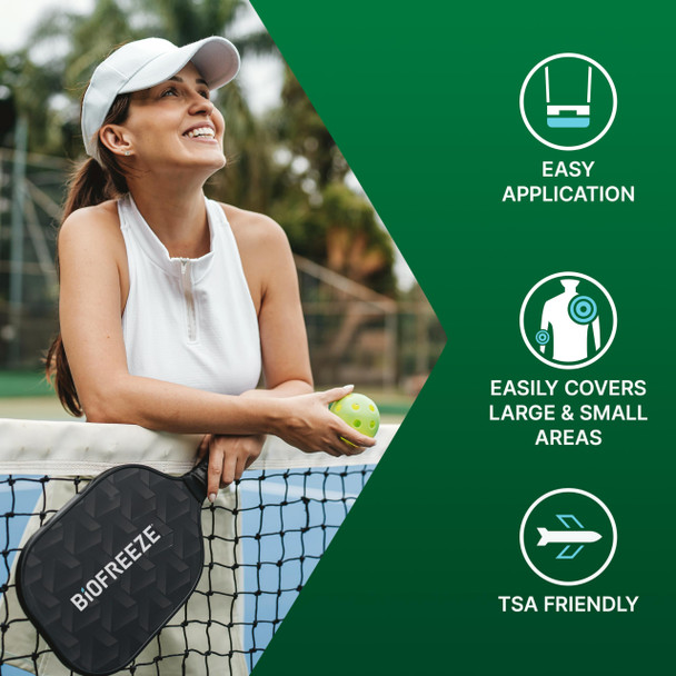 Biofreeze Pain Relief Gel, Arthritis Pain Reliver, Knee & Lower Back Pain Relief, Sore Muscle Relief, Neck Pain Relief, Pharmacist Recommended, FSA Eligible, 3 FL OZ Biofreeze Menthol Gel