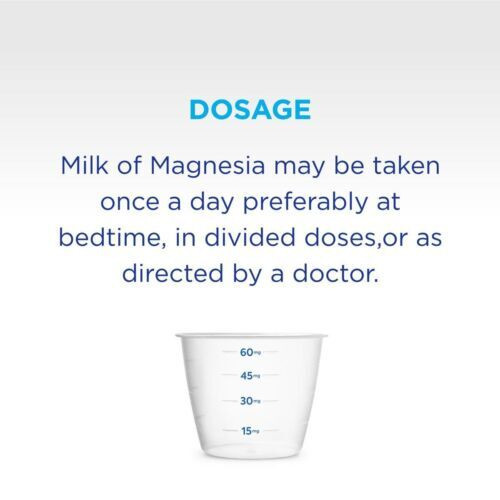 Phillips Milk Of Magnesia Saline Laxative Cramp Free Relief Original Flavor 4oz