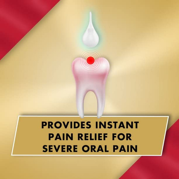 Orajel 4X for Toothache & Gum Pain: Severe Cream Tube 0.33oz- From Oral Pain Relief Brand
