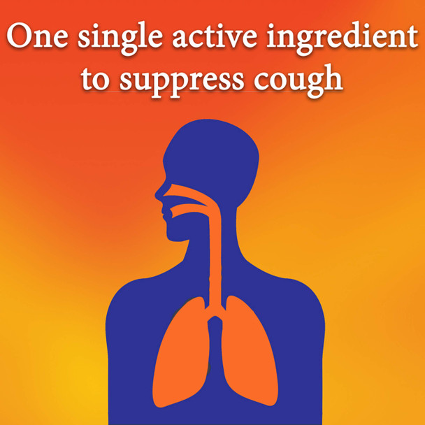 Delsym 12 Hour Cough Relief Liquid- Day Or Night, Orange Flavor Cough Medicine with Dextromethorphan Helps Quiet Cough by Suppressing Cough Reflex, 3 oz
