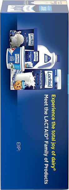 Lactaid Fast Act Lactose Intolerance Relief Chewables with Natural Lactase Enzyme to Prevent Gas, Bloating & Diarrhea Due to Lactose Sensitivity, On-the-Go, Vanilla Twist Flavor, 60 x 1 ct