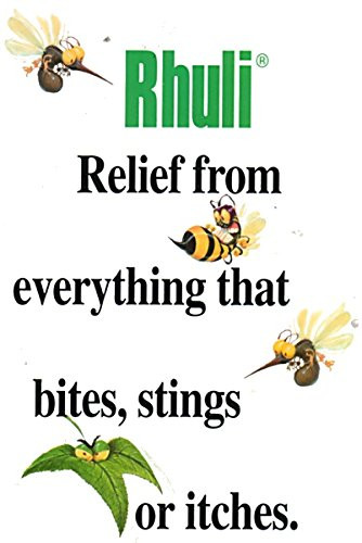 Rhuli Gel (Original Formula) Fast Acting Invisible Itch Relief Gel: Helps Relieve: Poison Ivy/Oaks, Insect Bites, and More. 3 Oz Tube