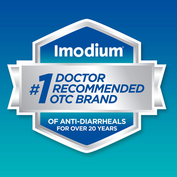 Imodium A-D Diarrhea Relief Caplets, Loperamide HCl Anti-Diarrheal Medicine, 6 ct.