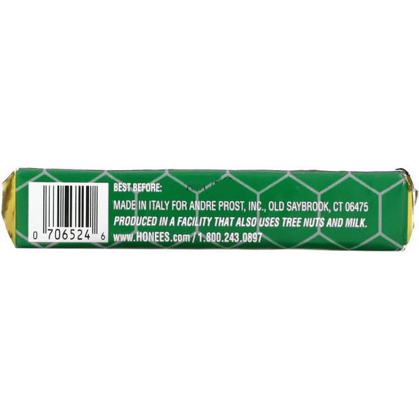 Honees Filled Menthol Cough Drops, Honey, Menthol & Eucalyptus Cough Drops- Natural Sore Throat Relief - Nothing Artificial -Throat Lozenges, Non-GMO (24 Pack 216 Drops)