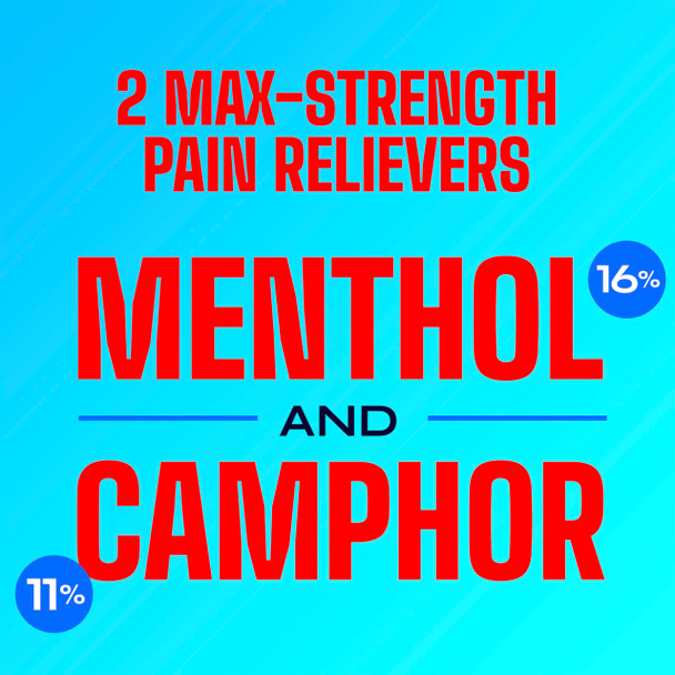 Icy Hot Advanced Pain Relief Cream, Fast-Acting, Max Strength Pain Relief with Menthol 16% and Camphor 11%, Ice and Heat Contrast Therapy for Backaches, Joints, Muscle Strains and Arthritis, 2 oz