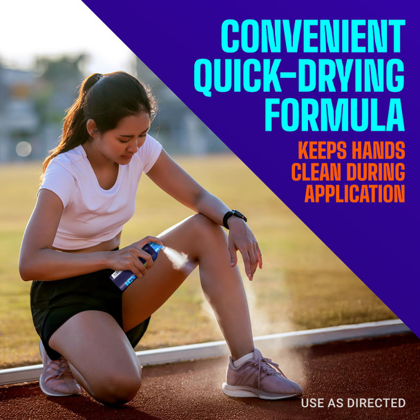 Icy Hot Advanced PRO Pain Relief Dry Spray, Fast-Acting and Quick-Drying Formula, Max Strength Pain Relief with Menthol 16% and Camphor 11% for Backaches, Joints, Muscle Strains and Arthritis, 4 oz