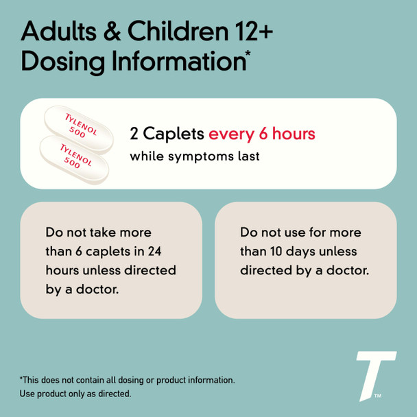 Tylenol Extra Strength Acetaminophen 500mg Caplets, Pain Reliever & Fever Reducer, Pain Relief Pills for Headache, Backache, Toothache, Minor Arthritis & Menstrual Cramps, Value Size, 225 Count