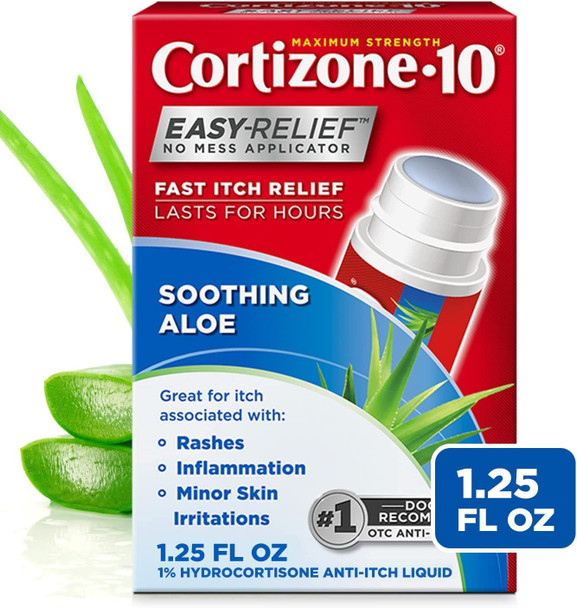 Cortizone-10 Easy Relief Applicator Anti-Itch Liquid 1.25 oz