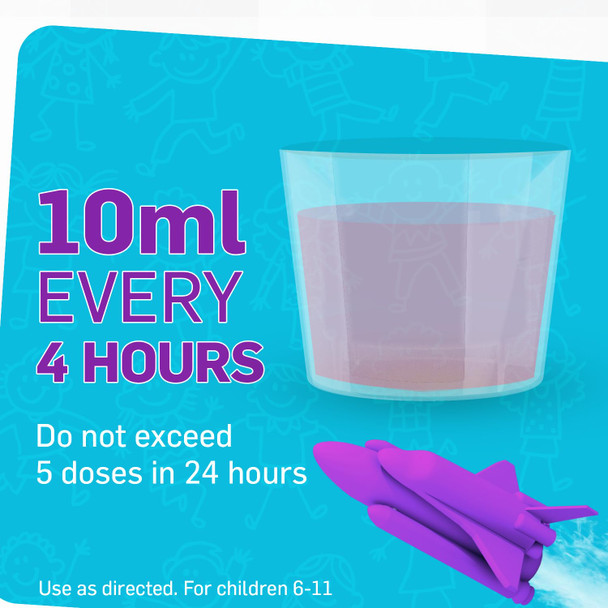 TUKOL Children's Cold & Flu Kids Cold and Flu Medicine, Children's Cough and Cold Medicine, Multi-Symptom Relief for Fever, Aches, Nasal Congestion, Berry-Flavored, 4 fl oz