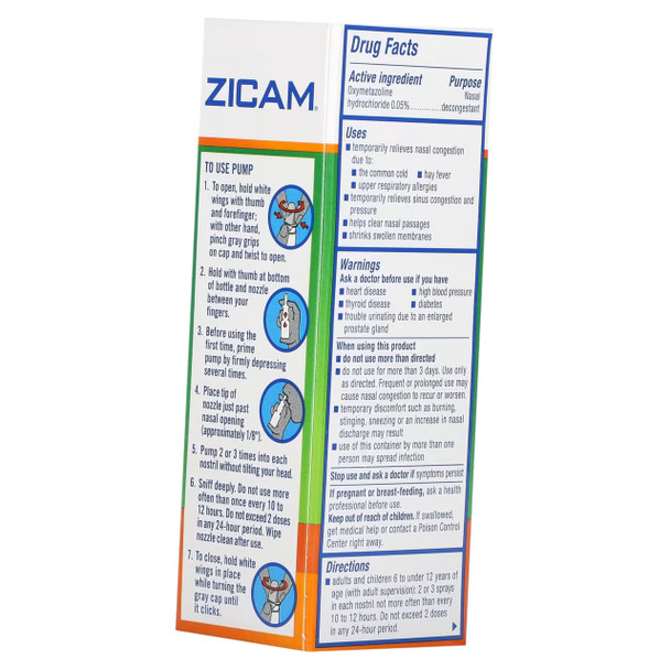 Zicam Ext Congestion Nase Size .5z Zicam Extreme Congestion Relief Nasal Gel .5z
