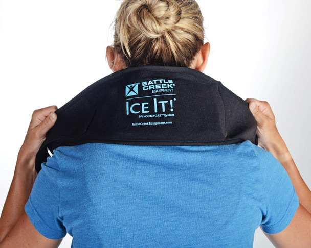 Cold & Hot Therapy System Ice Pack - Ice It! ® MaxCOMFORT (Neck Wrap (510)) Ideal for Pain Relief, Recovery from Physical Activity, and Every Day use.  from Battle Creek Equipment