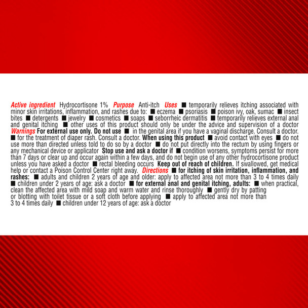 Cortizone-10 Maximum Strength Intensive Healing Itch Relief Cream, 1% Hydrocortisone, Fast-Acting, Anti-Itch Cream for Bug Bites, Rash, Eczema, Psoriasis, Poison Ivy, Oak, Sumac & More, 1 oz