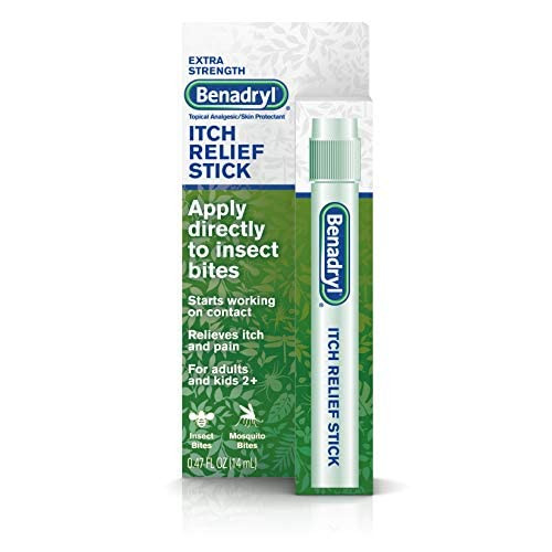 Benadryl Extra Strength Itch Relief Stick, Topical Analgesic, Travel Size.47 fl. oz