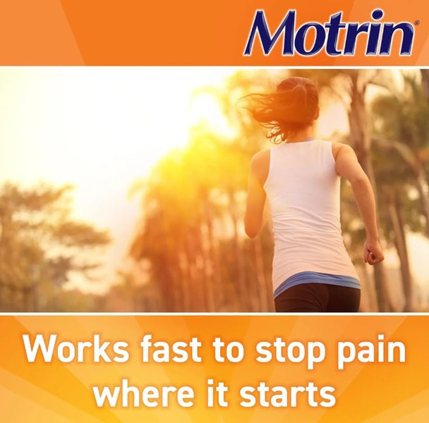 Motrin IB 200mg Ibuprofen Liquid Gel Pain Reliever/Fever Reducer for Aches & Pain, 120 ct