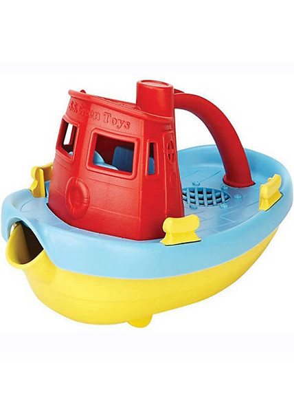 Green Toys Tug Boat - Red
