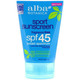 Alba Botanica - Sport Sunscreen Cream Fragrance Free - SPF 45 - 4 fl oz