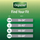 Depend Fit-Flex Adult Incontinence Underwear for Men, Disposable, Maximum Absorbency, Extra-Large, Grey, 26 Count