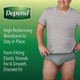 Depend Fit-Flex Adult Incontinence Underwear for Men, Disposable, Maximum Absorbency, Extra-Large, Grey, 26 Count