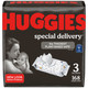 Huggies Special Delivery Hypoallergenic Baby Wipes, Unscented, 3 Push Button Packs (168 Wipes Total)