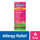 Benadryl Children's Allergy Plus Congestion Relief Liquid, Grape Flavor, 4 fl oz