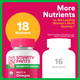 SmartyPants Organic Women's Multivitamin Gummies: Biotin, Methylfolate, Omega 3 (ALA), Vitamin D3, C, Vitamin B12, B6, A, K & Zinc, Inositol, Gluten Free, Vegetarian, 120 Count (30 Day Supply)