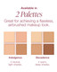 Mineral Fusion Makeup Cream Concealer Eye Palette Quad - 4 Warm to Dark Shades - Decadence - Blemish Concealer & Under Eye Brightener - With Vitamin C & E - Hypoallergenic