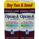 Bausch & Lomb Opcon-A Eye Allergy Relief Drops Itching & Redness 2 ct Pack of 3