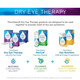 Thera Tears Lubricant Eye Drops Long Lasting Dry Relief Multi Use Sterile 1 oz