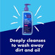 Clean & Clear Night Relaxing Oil-Free Deep Cleaning Face Wash with Deep Sea Minerals & Sea Kelp Extract, For All Skin Types, 8 fl. oz