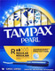 Tampax Pearl Tampons With LeakGuard Braid, Regular Absorbency, Unscented, Pack Of 18 Tampons