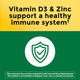 Nature Made Magnesium Complex Supplement with Vitamin D & Zinc for Immune Support, Magnesium Glycinate, Malate, Citrate & Oxide for Muscle, Nerve, Heart & Bone Support, 60 Capsules, 30 Day Supply