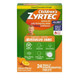 Zyrtec Children's 24 Hour Dissolving Allergy Relief Tablets with 10 mg Cetirizine Hydrochloride Antihistamine, Dissolvable Allergy Medicine for Kids Ages 6 Years+, Citrus Flavor, 24 ct