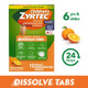 Zyrtec Children's 24 Hour Dissolving Allergy Relief Tablets with 10 mg Cetirizine Hydrochloride Antihistamine, Dissolvable Allergy Medicine for Kids Ages 6 Years+, Citrus Flavor, 24 ct