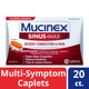 Maximum Strength Mucinex Sinus-Max Severe Congestion Relief Caplets, 20 Count, Clears Sinus & Nasal Congestion, Relieves Headache & Fever, Thins & Loosens Mucus