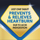Zantac 360 Maximum Strength Tablets, 25 Count, Heartburn Prevention and Relief, 20 mg Tablets