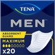 TENA 50600 Men Leakage Protection Bladder Control Pad, Moderate, Pack of 20
