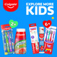 Colgate Kids Cavity Protection Toothpaste with Fluoride, Helps Fight Cavities, Safe for Ages 2+, Mild Bubble Fruit Flavor, Sugar Free, 4.6 Oz Tube